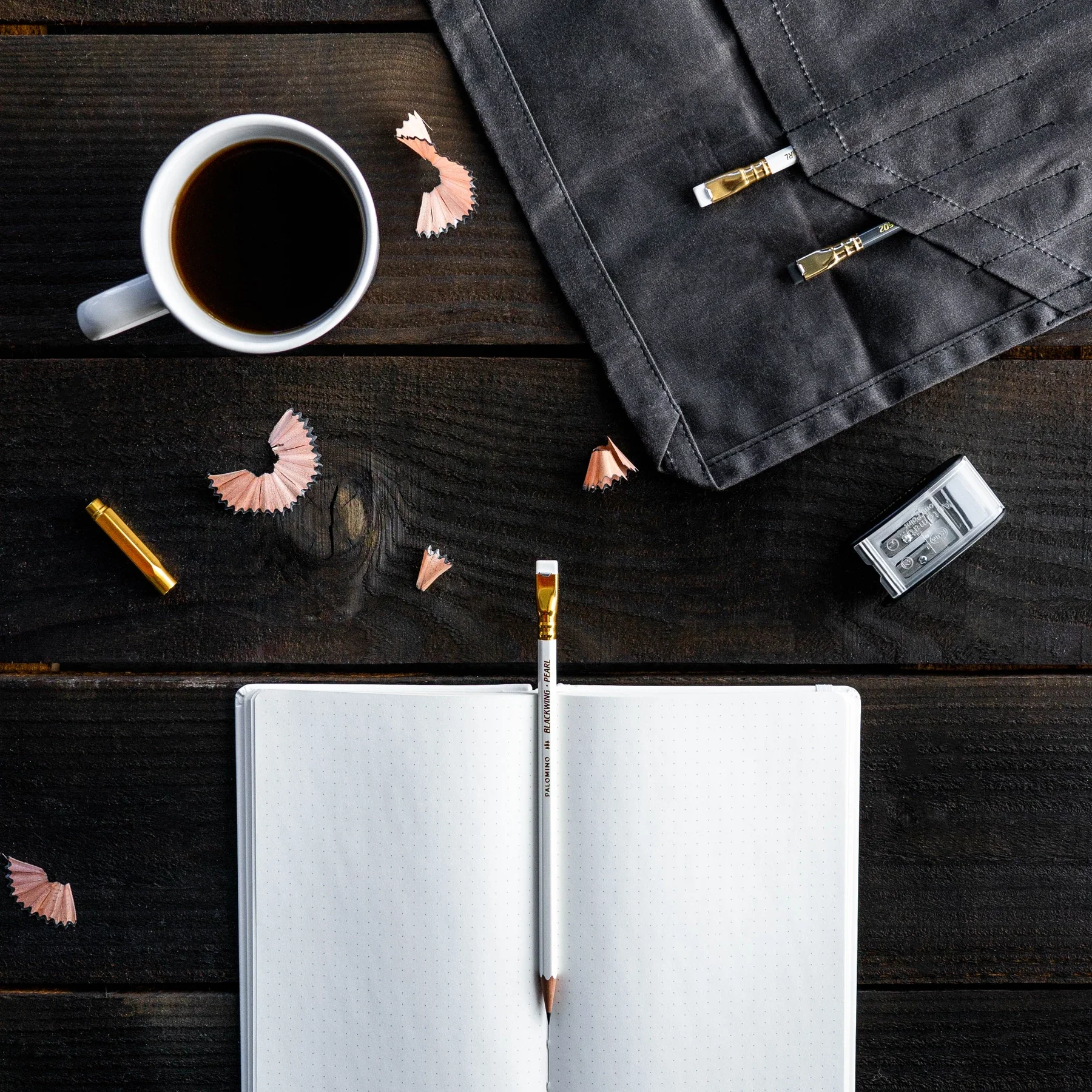 Blackwing Slate A5 Notebook + Pencil - White - Image 5