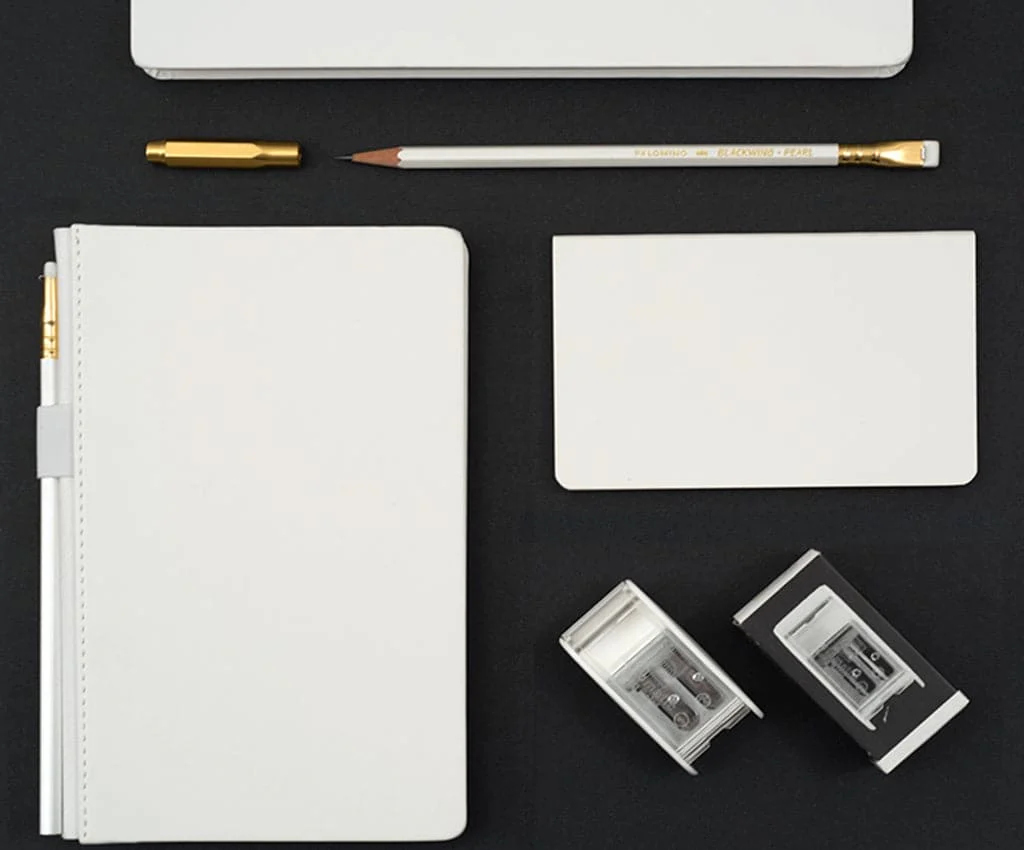 Blackwing Slate A5 Notebook + Pencil - White - Image 6