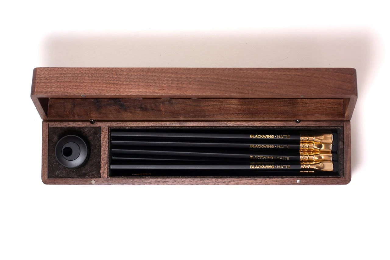 Blackwing Walnut Box Set – Luxury Pencil Set with Long Point Sharpener - Image 5