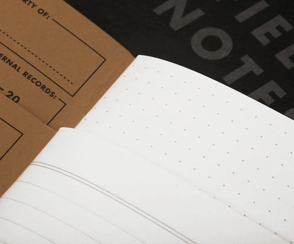 Field Notes 'Pitch Black' Memo Book A6 [3 Pack] - Image 4