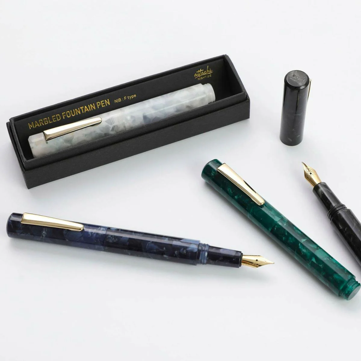 Hightide Attache Marbled Fountain Pen - Image 4