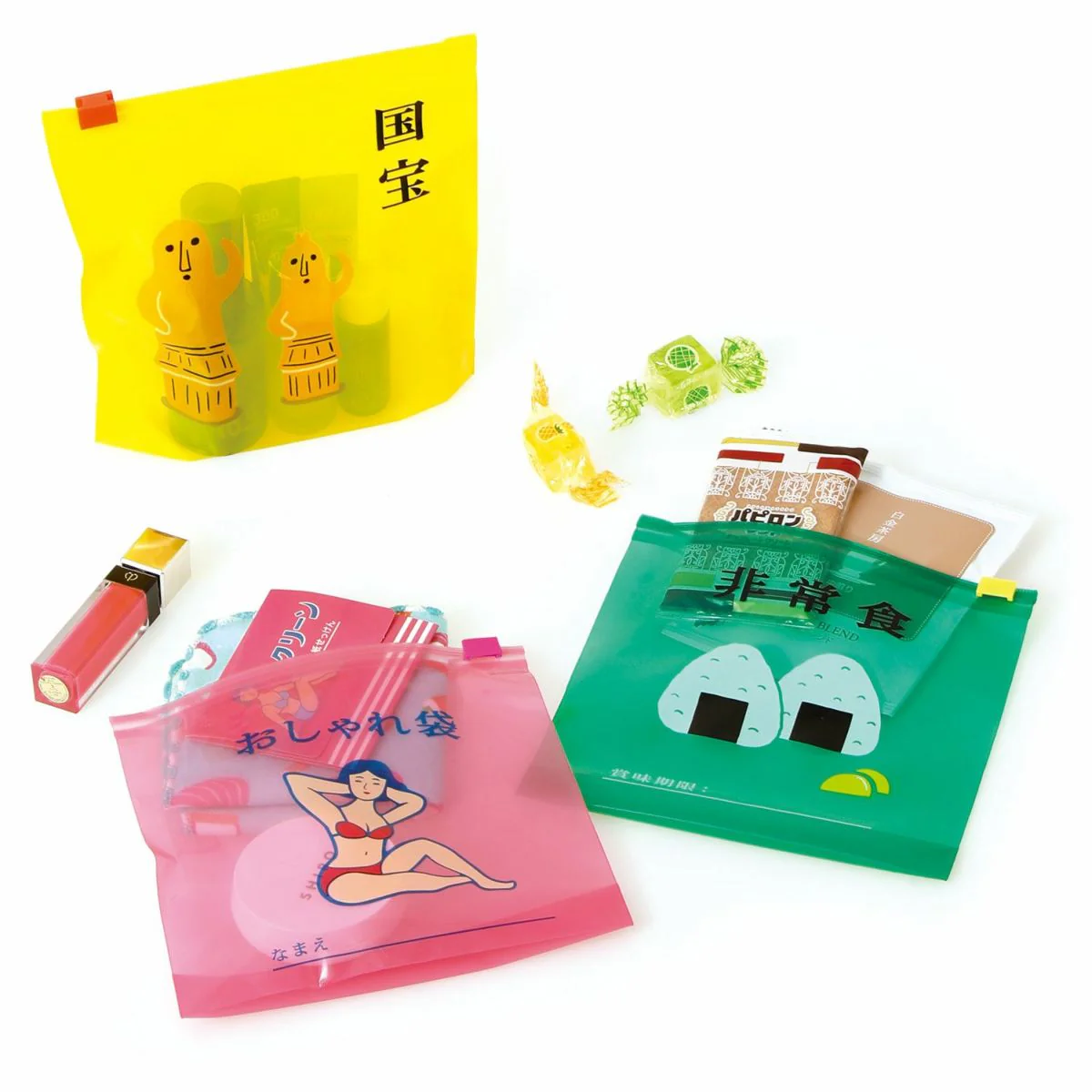 Hightide New Retro Zipper Bag M (Pack of 6) - Image 18