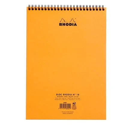 Rhodia Classic Wirebound Notepad (A4, Lined) - Image 7