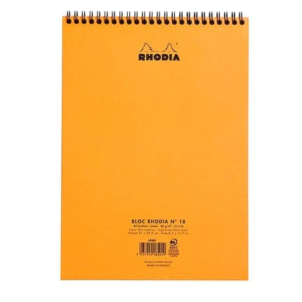 Rhodia Classic Wirebound Pad (A4, Graph) - Image 4