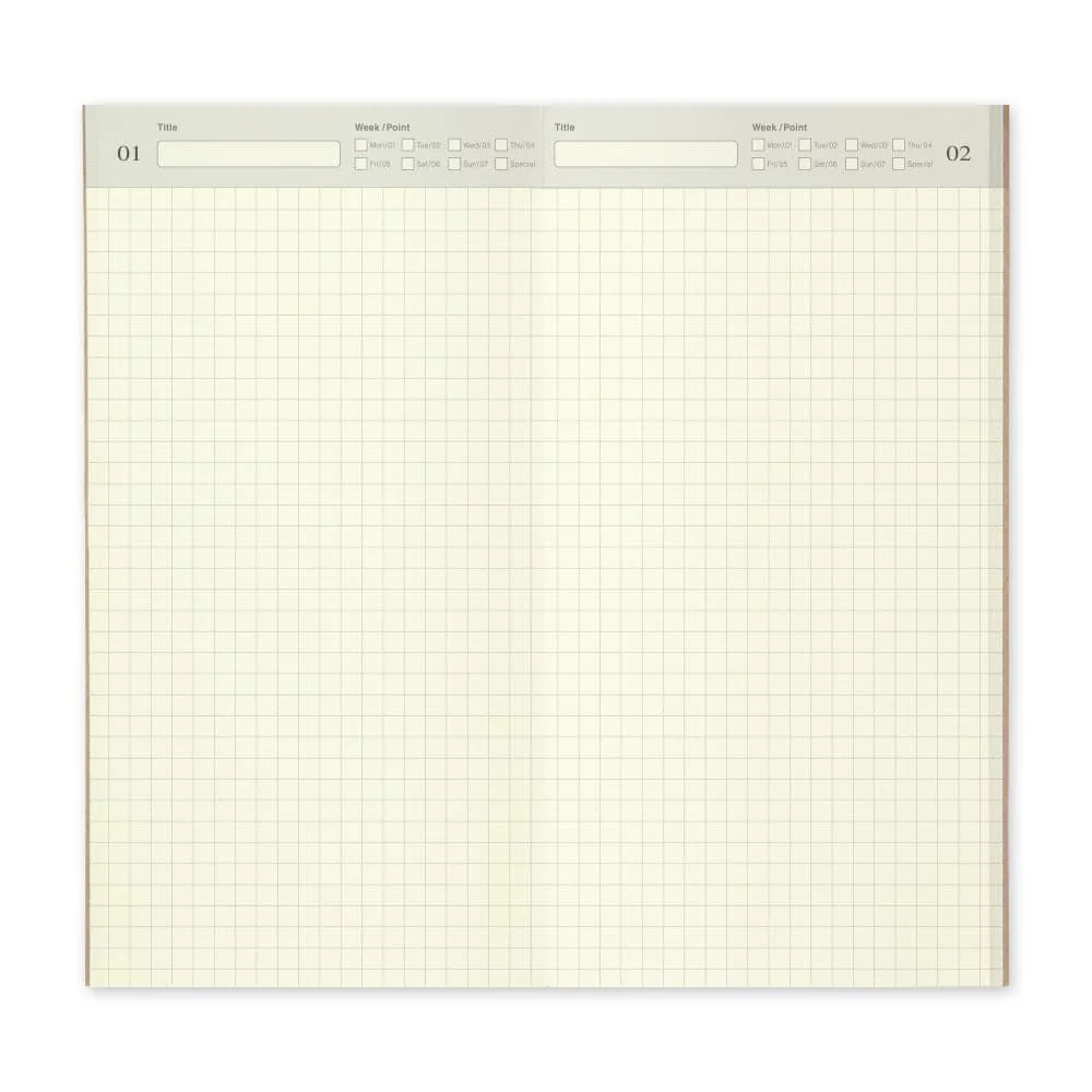 TRAVELER'S Company Notebook Refill 005  [Free Diary Daily] - Image 3